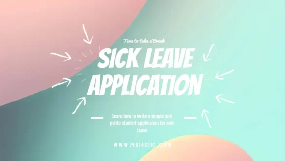 student sick leave application
