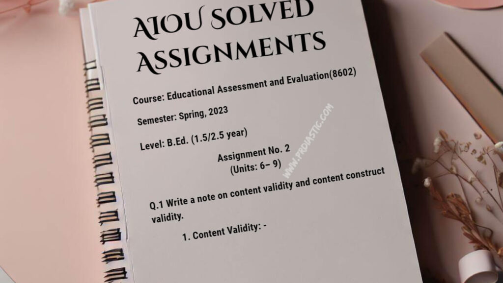 aiou solved assignments 8602 spring 2023